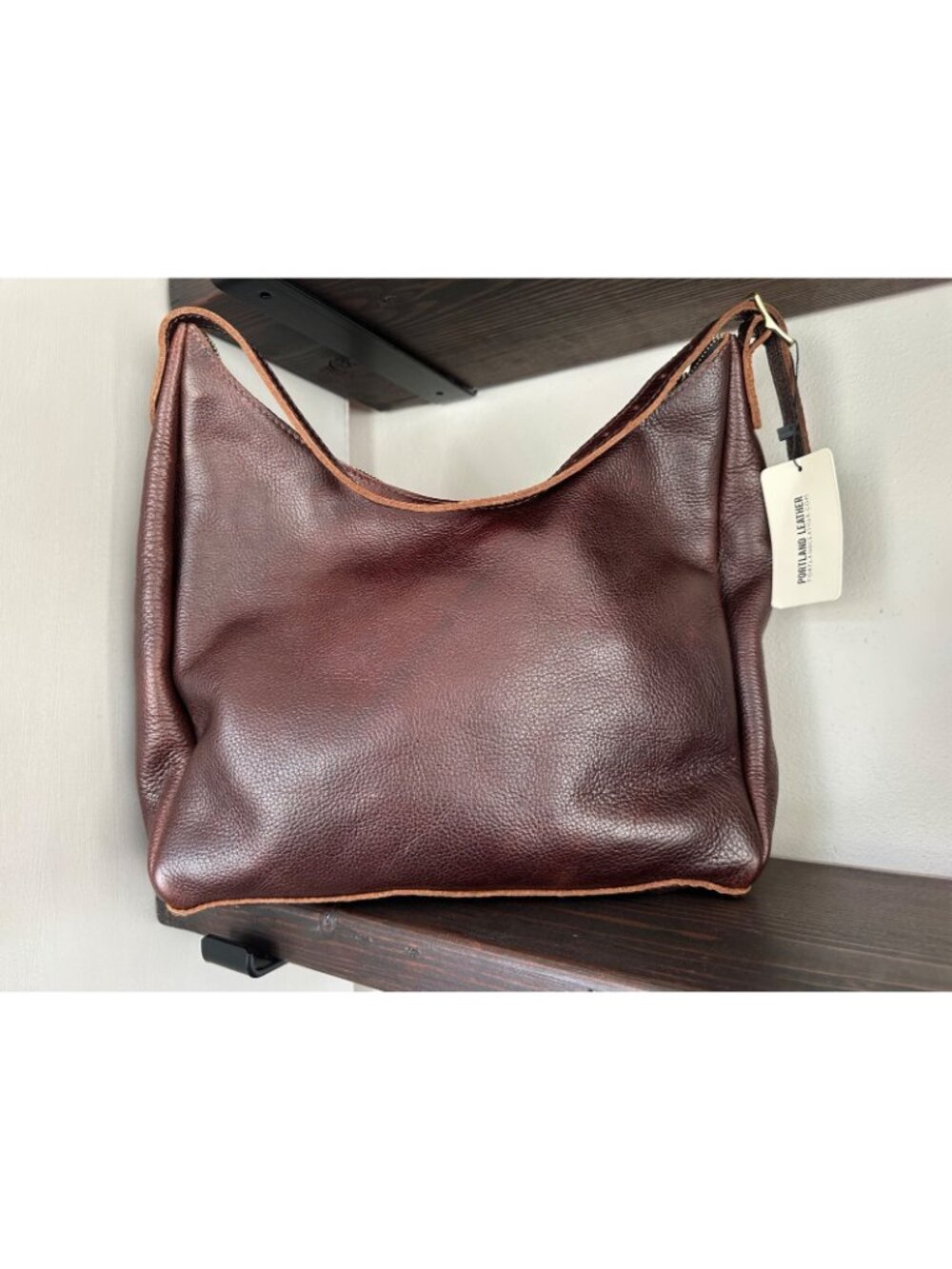 Portland Leather Aspen Bag LARGE in Coldbrew NEW - Picture 2 of 9